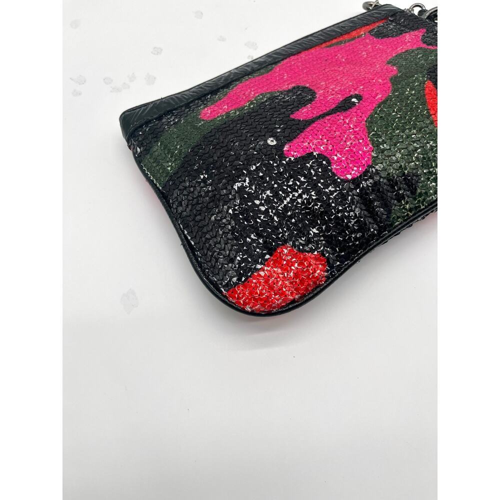BETSEY JOHNSON Y2K Vintage Sequin Wristlet Bag - Picture 6 of 8
